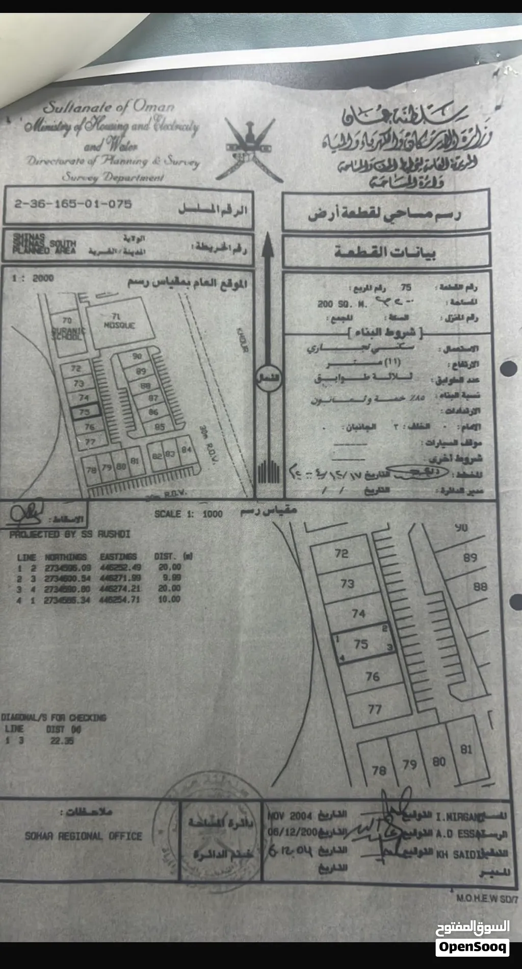 ارض سكني تجاري