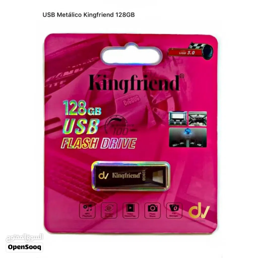 USB Flash Drive Kingfriend 128GB.