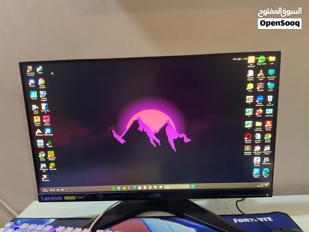 شاشة قيمنق وكالة 144hz 1ms