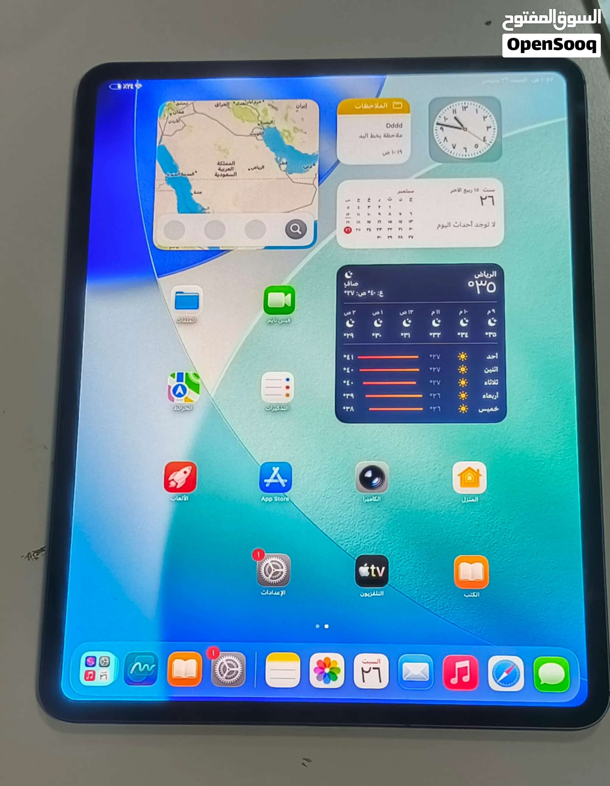 ipad pro m4 1 TB 100 battary _ايباد ام فور 1 تيرا بطارية 100 — صورة 1