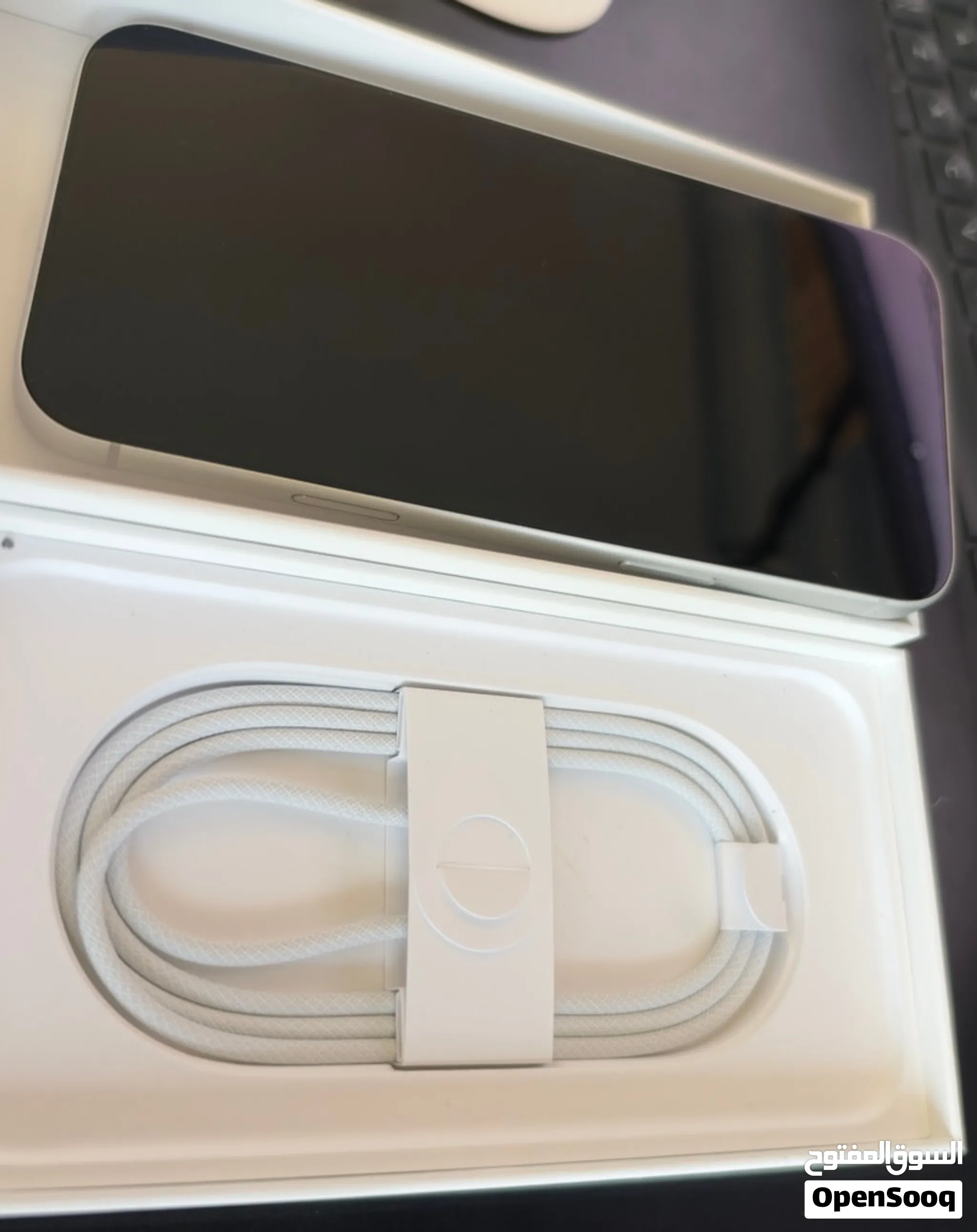 iPhone 17 Pro Max 1TB Silver Mint 97% Battery Box & Cable