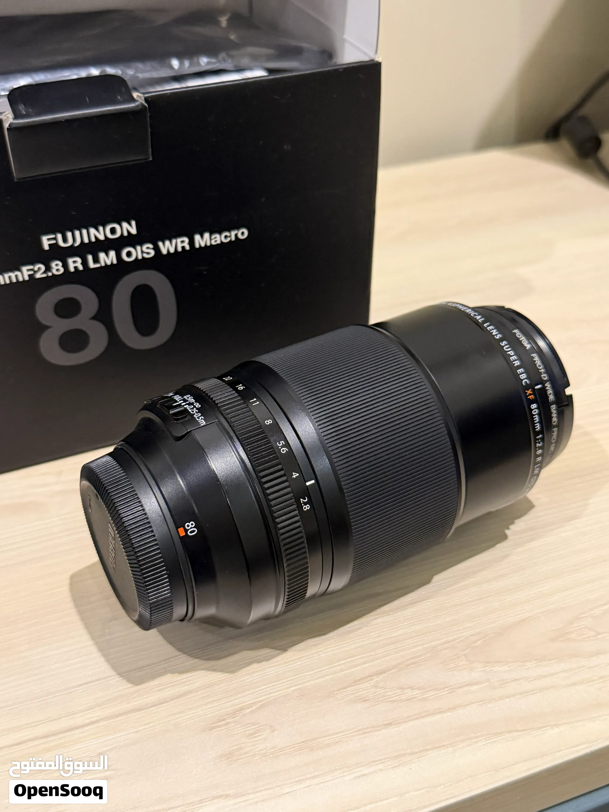 عدسة Fujifilm XF 80mm F2.8 R LM OIS WR Macro بحالة شبه جديدة — صورة 1