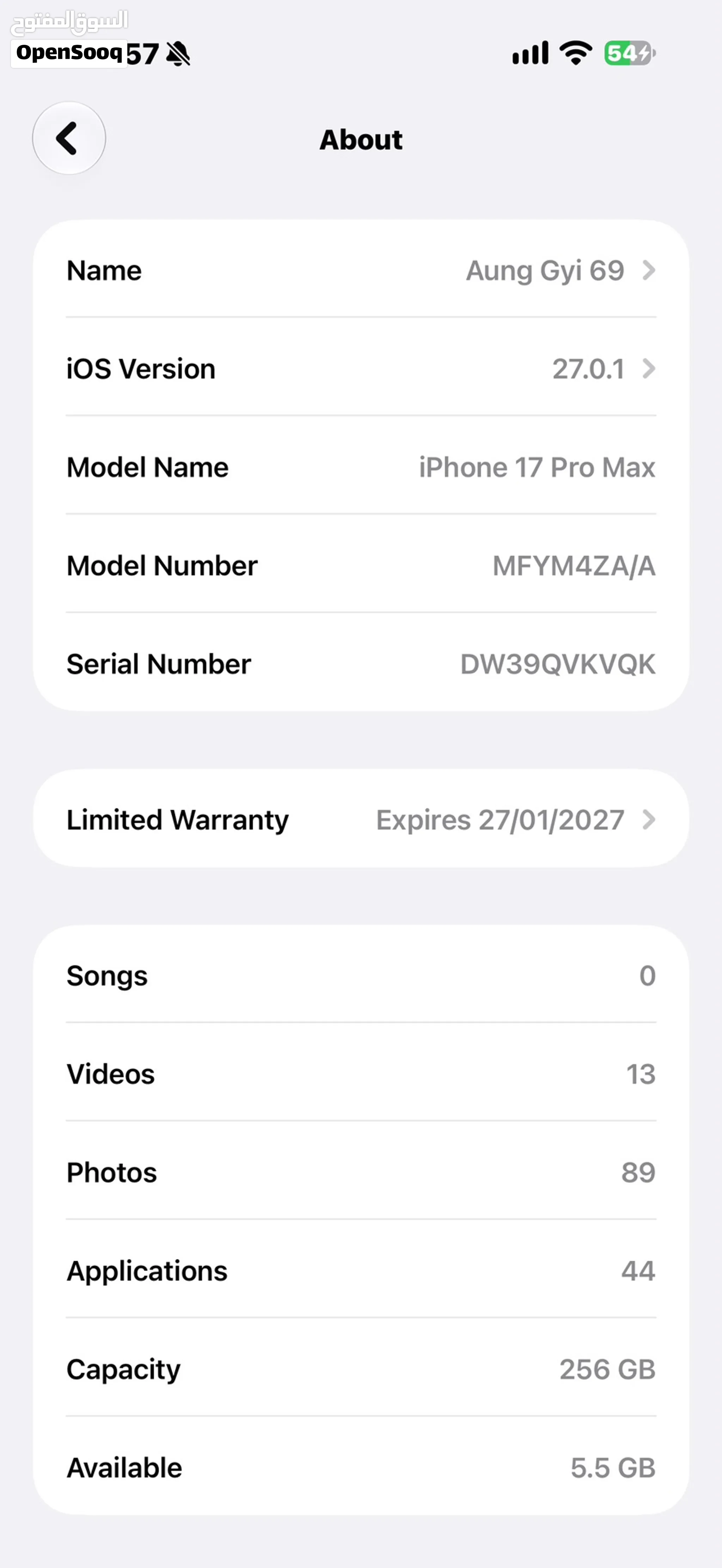 Iphone 17 pro max , 16 pro , Apple watch ultra 3 for sale