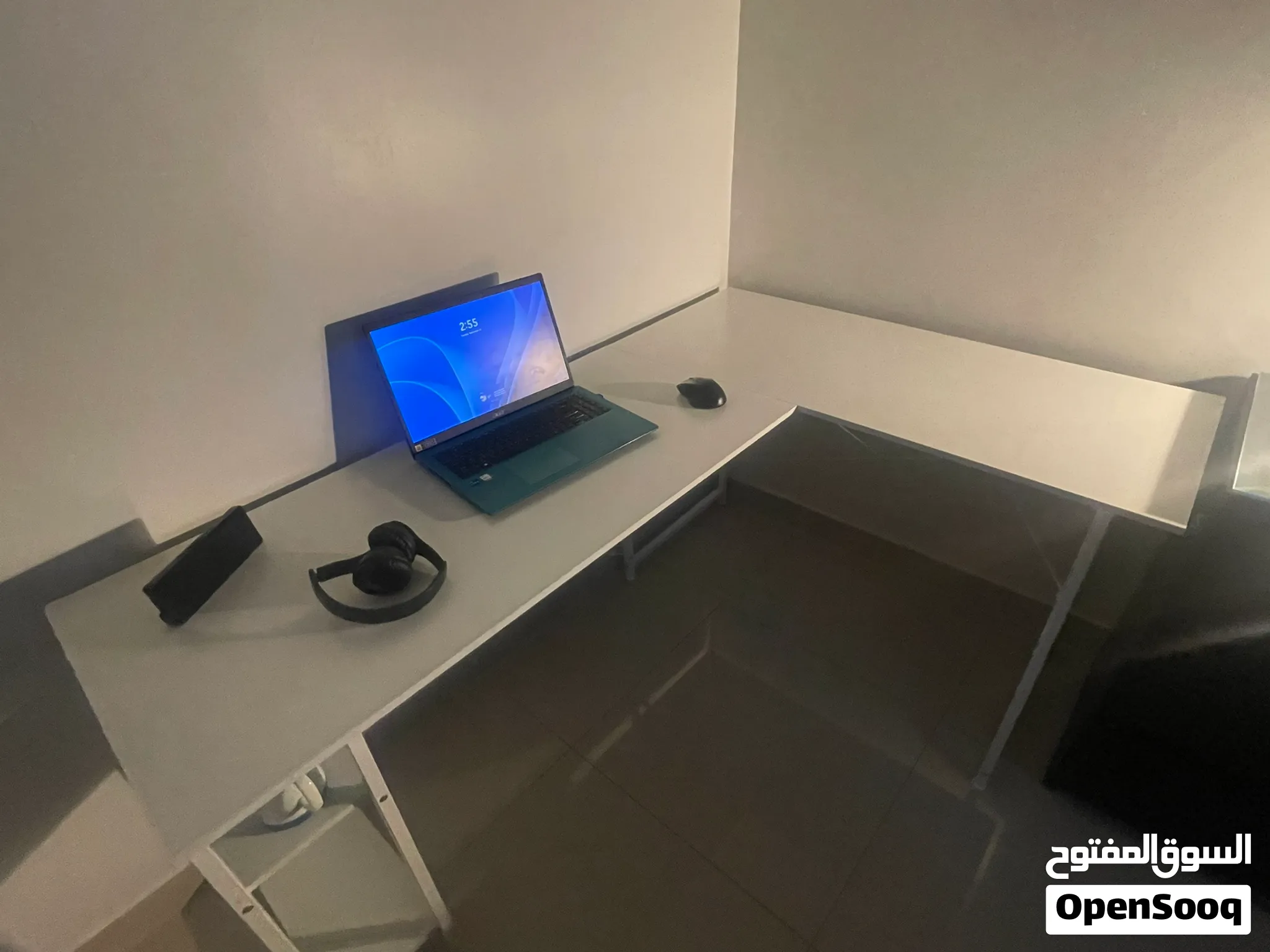 طاولة مكتب مع ارفف 160x110x72x50 office desk with shelves — صورة 1