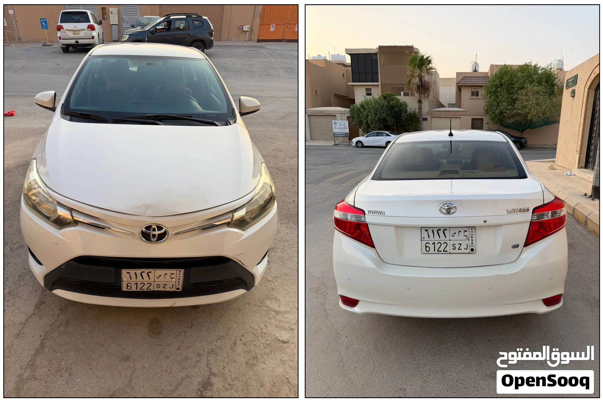 Toyota Yaris 2016 E 1.5L Automatic 141,000 KM White 35,000 SAR