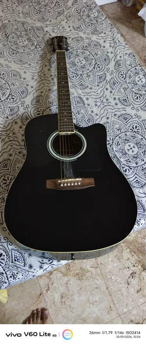 Aria AW-15CEBK Acoustic-Electric Guitar – Black
