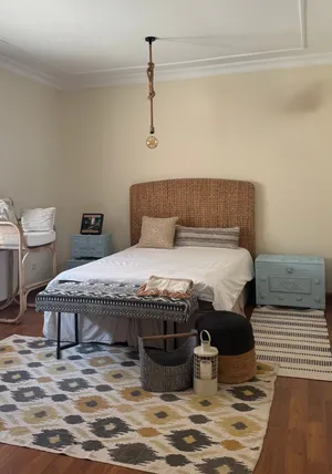 Queen bed woven rattan headboard (great condition) from Pottery Barns