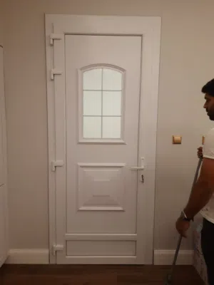 Luxury Turkish UPVC doors By glass design...