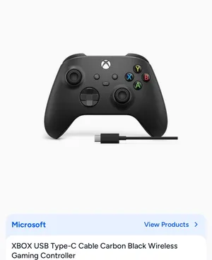 جهاز Xbox كنترولر مع واير و بطاريتين