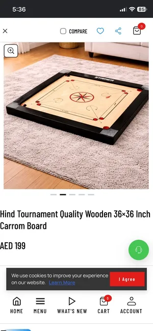 Hind Carrom Board medium sized