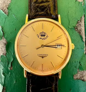New unworn King Hussein Longines