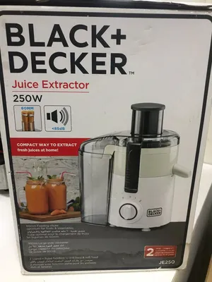 BLACK+DECKER JE250 250W Juice Extractor – Excellent Condition
