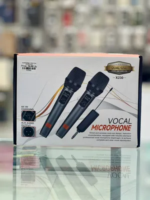 Brand New Dual Microphone Set in Oman Wired wireless