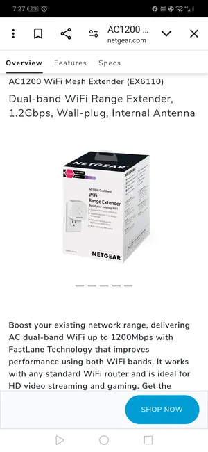 مقوي شبكة نيت جير Netgear مستعمل بأقل سعر 15