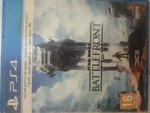 Uncharted 4 / Star wars battlefront حاله ممتازه تفاوض بسيط وقت البيع