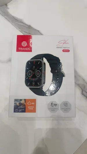 ساعة Trands Eden Smart Watch 45mm مع شاحن Pin 2 magnetic charger مفتوحة غير مستعملة بحالة الجديد!!