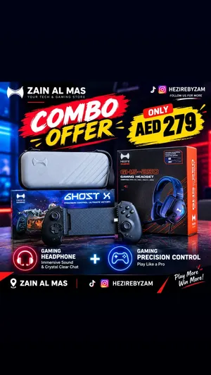 COMBO OFFER!!! Type-C Mobile Gaming Controller + Wired Gaming Headset