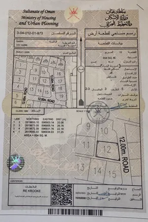 ارض سكنيه في حي عاصم.