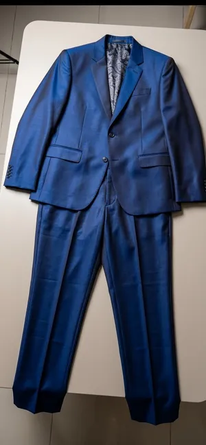 Blue two piece formal suit for men