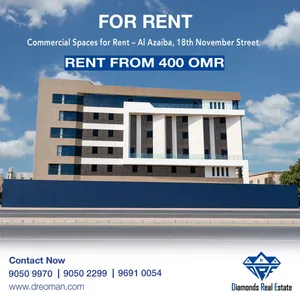 Commercial Spaces for Rent – Al Azaiba, 18th November Street