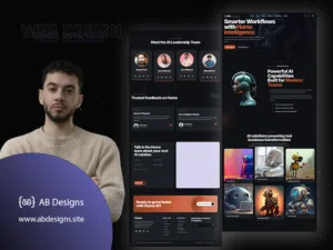 تصميم مواقع الكترونية محترفة AB DESIGNS