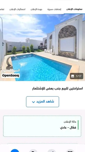 2 Bedrooms Chalet for Rent in Tripoli Al-Baesh