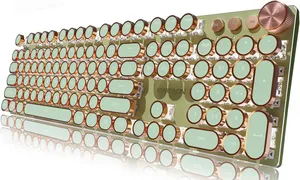 EWEADN V20 Typewriter Keyboard (Green - Pink Switches)