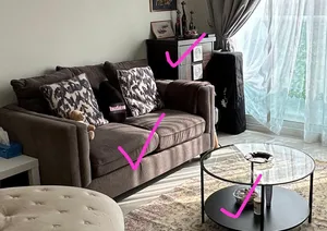 Sofa, Table and side drawers for sale