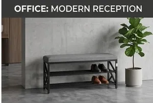 Modern shoe bench