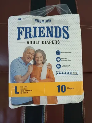 متوفر حفاضات لكبار السن ماركة .. Adult Diaper Premium Large Size 10’s