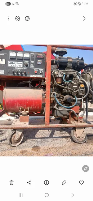 مولد كهربا ينمار فوجي26,5 kv ياباني اصلي نظيف وعمل ساعات قليلة 1500ساعة فقط