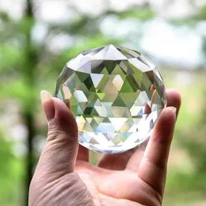 Faceted crystal ball