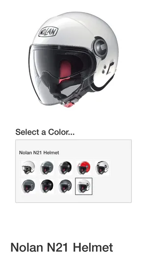 Nolan N21 open-face helmet for sale
