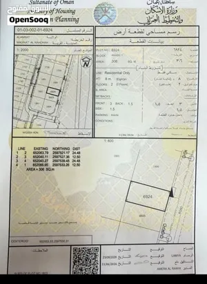 Residential Land for Sale in Muscat Amerat