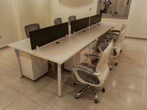 ورك استيشن خلية عمل خشب mdf اسباني متاح تنفيذ جميع الاشكال و المقاسات