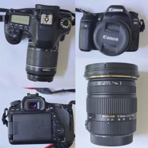 + Lens Canon EOS 80D