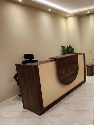 كاونتر استقبال للشركات من شركه مودرن للأثاث المكتبى
