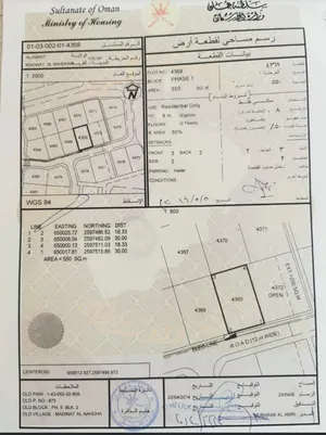 ارض سكنية العامرات