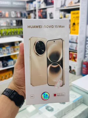 Huawei nova 15 max  8GB Ram 256GB storage