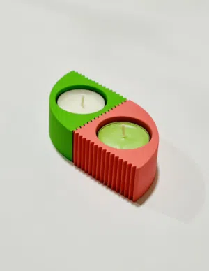 Candle holder silicone mold