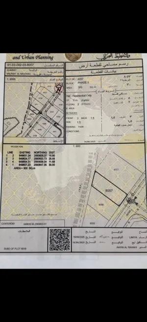 Residential Land for Sale in Muscat Amerat