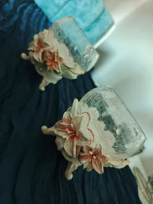 شمعدان زجاجي