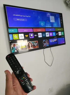 شاشة lg 55 فل كامل سمارت نظام webos الشاشة بحالة الوكالة استخدام كثيييير خفيف السعر 175 دينار ن