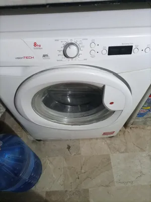 غساله هوفر مستعمل سعه 8 كيلو قلبها نظيف و القشر جديد أيضا سعر 100$توجد عند دوار كفر سوسه بختيار