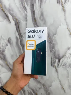 New Samsung Galaxy A07 4+128GB Black, 5000 mAh battery , 6.7-inch, 50 MP main rear camera.