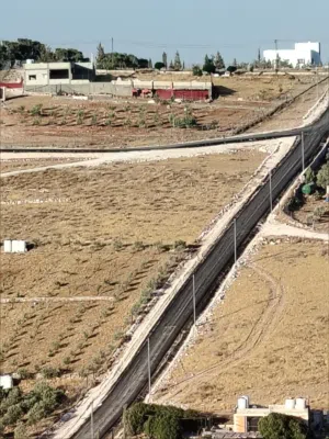 ارض للبيع في بلعما حمنانه 3 دونمات 400 متر على 3 شوارع.
