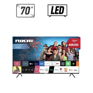 الدقة: 4K Ultra HD ألوان ووضوح عالي. نظام التشغيل: أندرويد 14 (Android TV) يدعم تحميل مختلف التطب