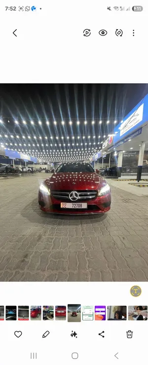 مرسيدس بنز C300 2019بحاله جيده