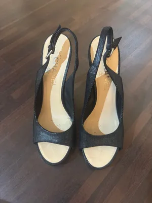 Chanel Black High Heels