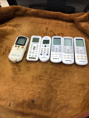 ريموت مكيف عدد 6 سامسونغ انغيرتر عدد 3 ريموت ذكي لكل المكيفات عدد 2بحاله ممتازه وريموت Samix